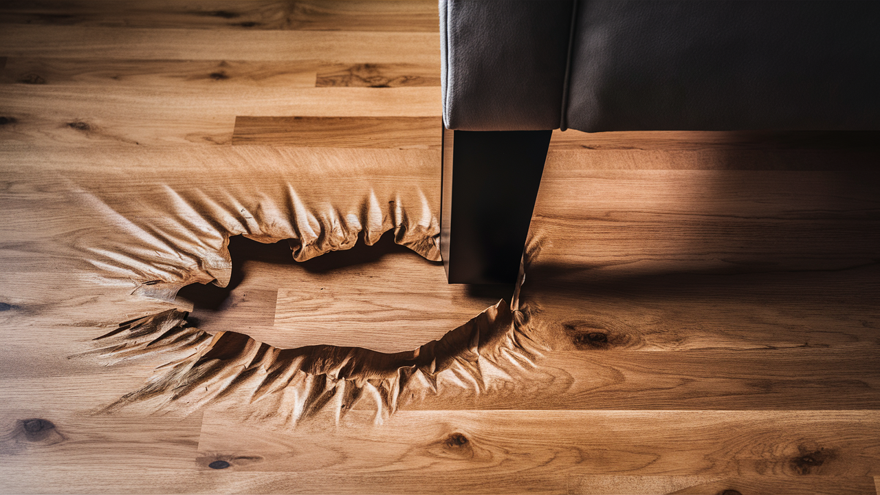 Does Furniture Dent Vinyl Plank Flooring